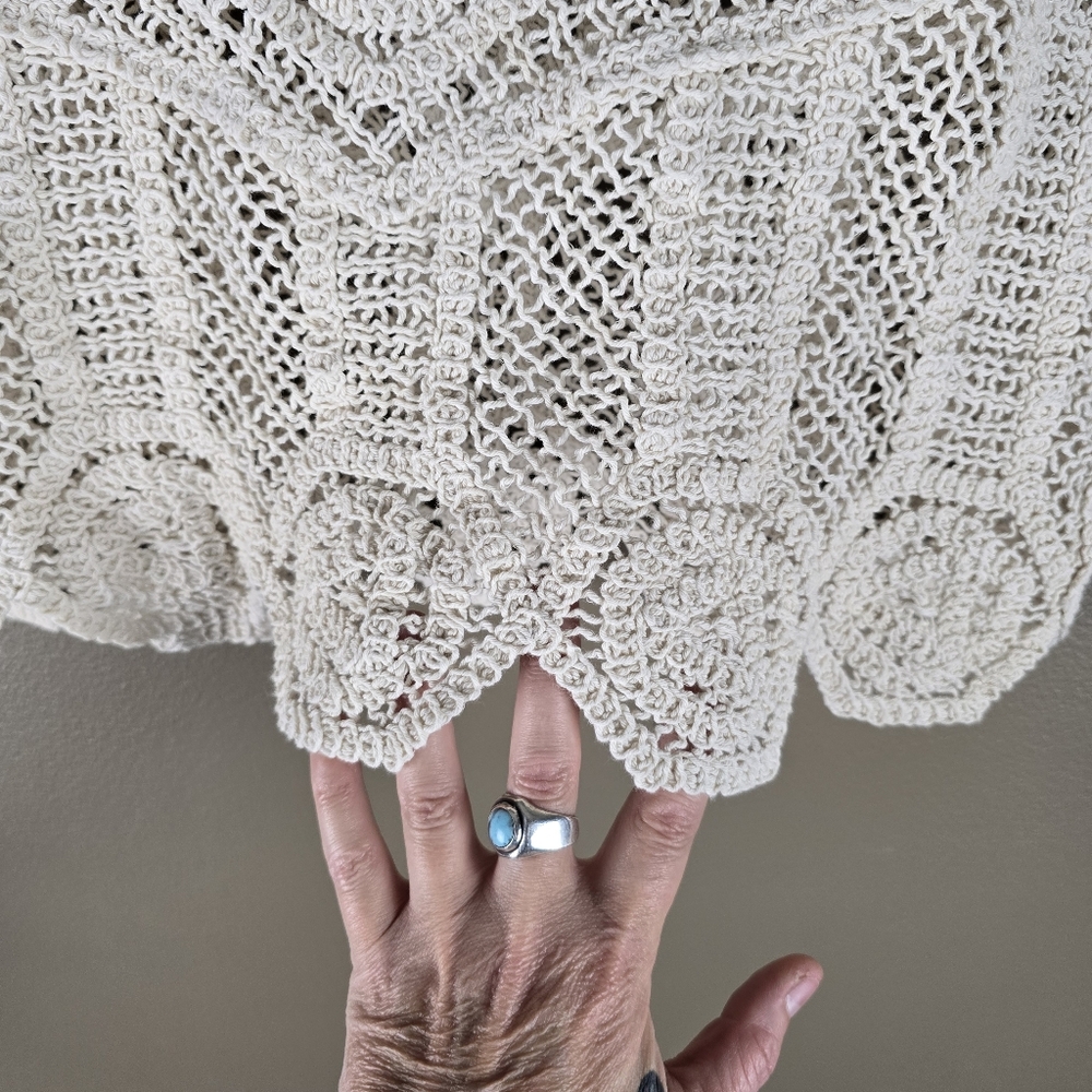 Rachel Zoe Crochet Tank Large - Picture 2 of 12